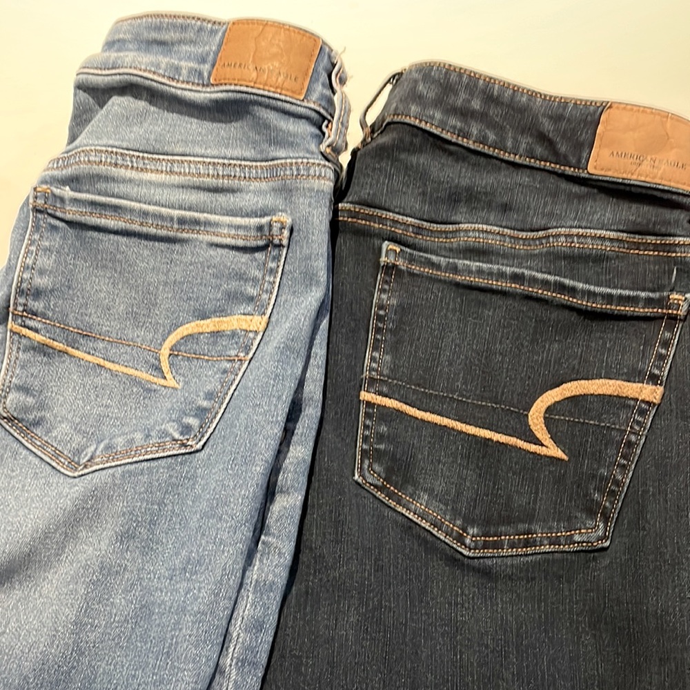 AEO Size 6 Jean Bundle. Super stretch & next level stretch jeggings